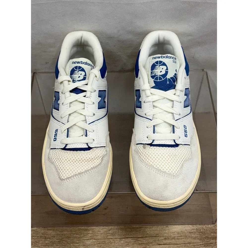 New Balance 550 Mens GS550CP White Blue Casual Sneakers Shoes‎ Size 6